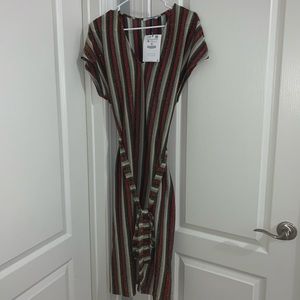 Zara Stripped Dress NWT